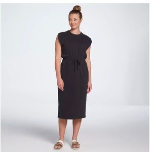 CALIA Women's Extended Shoulder Midi Dress